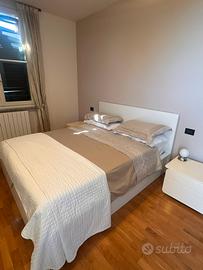 Letto MALM IKEA busnco 160x200 con contenitore