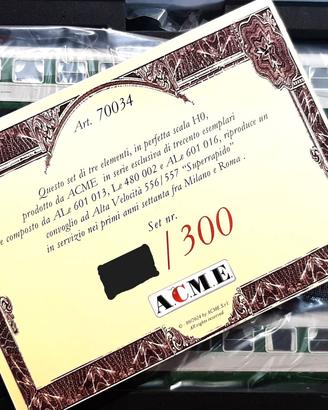 ACME 70034 Super Rapido Milano/Roma