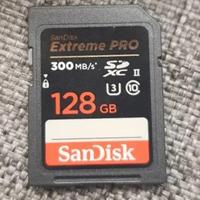 SD SANDISK EXTREME PRO 128GB 300 MB/SEC