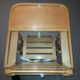 Seggiolone in legno Foppa Pedretti