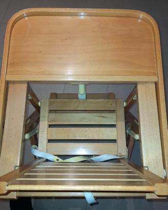 Seggiolone in legno Foppa Pedretti