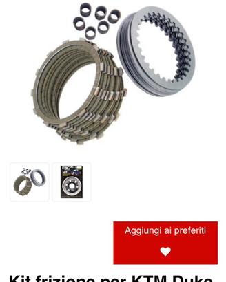 Kit frizione duke 125 Racing