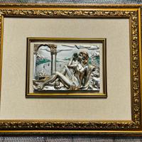 Quadro tridimensionale in lamina d’argento