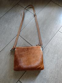 borsa in vera pelle e cavallino 