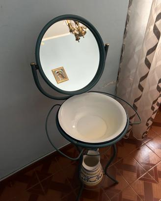 Lavabo in ferro battuto