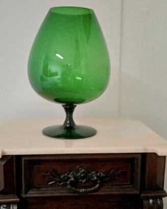 Grande calice decorativo o vaso in Vetro 