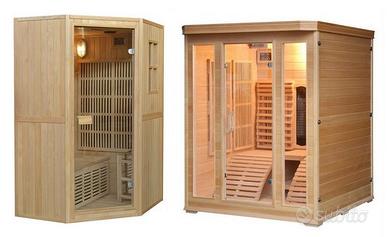 Sauna infrarossi finlandese 2 posti cedro NUOVA