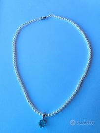 Collana Miluna MissItalia ’98 Oro 18KT 750 e Perle