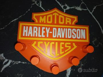 Appendichiavi ispirato al logo Harley-Davidson 