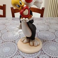 Thun Silvestro e Titti Disney maxi