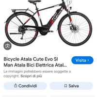 Bici Atala cute uomo pedalata  assistita