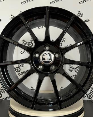 4 Cerchi in lega Skoda Fabia Praktik Rapid da 17