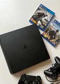 PlayStation 4 Slim + controller + 2 giochi