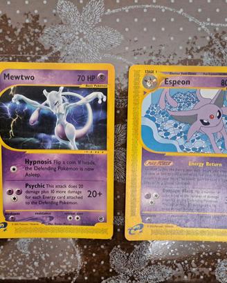 Mewtwo e Espeon
