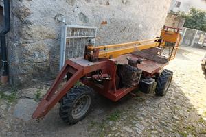 muletto trazionato per potatura