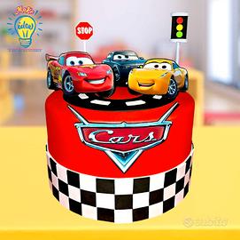 Torta scenica tema Cars