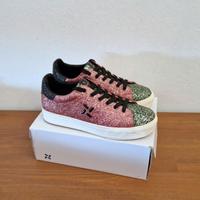 Sneakers Ragazza Platform, verde rosa nero,40