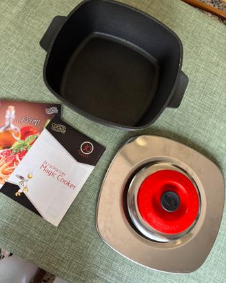 Magic Cooker: coperchio, pentola e ricettario
