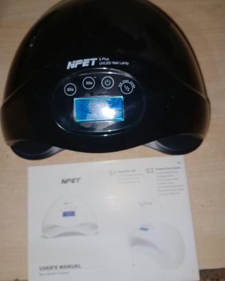 lampada unghie UV led NPET 5 plus
