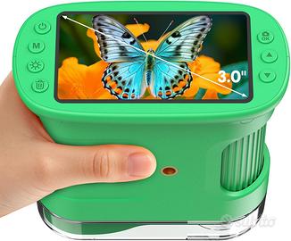 Microscopio digitale bambini 1600X NUOVO