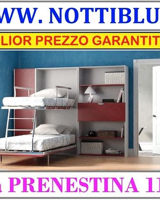 Letto a Scomparsa Castello FOX 2 MATERASSI OMAGGIO