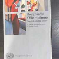 Georg Simmel "Stile moderno"