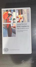 Georg Simmel "Stile moderno"