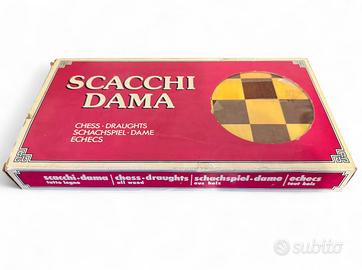 Scacchi e dama da viaggio e da casa