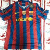 Maglia Barcelona SEXTUPLE 2009 Messi con patch. XL