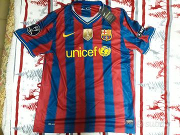 Maglia Barcelona SEXTUPLE 2009 Messi con patch. XL