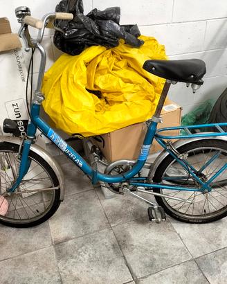 bici Azzurra graziella pieghevole 