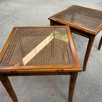 Tavolini in bambù.