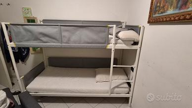 letto a castello vitval con materassi
