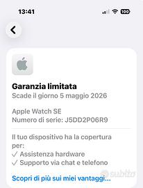 Orologio Apple Wacht SE