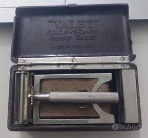 Rasoio Valet vintage completo di scatola
