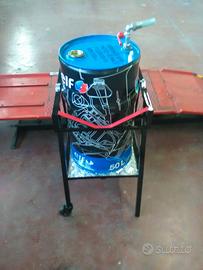 fusto carburante con carrello 