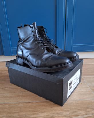 Stivali pelle uomo Lotus Stratford Black Calf 44