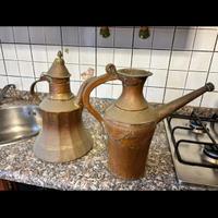 Brocche antiche in rame battuto