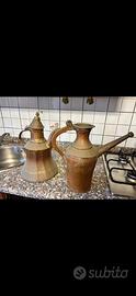 Brocche antiche in rame battuto