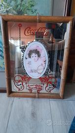 specchio vintage Coca cola grotta dell'uomo americ