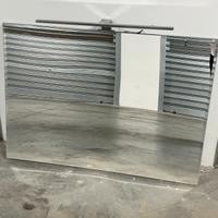 Specchiera bagno 100x70 con applique