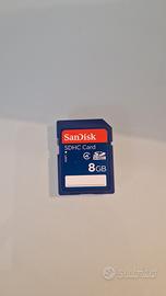 Scheda SD SanDisk 8GB SDHC 