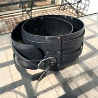 Cintura nera medievale - viking/celtico - NEW