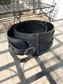 Cintura nera medievale - viking/celtico - NEW