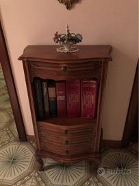 Mobiletto anni 60 da ingresso in legno