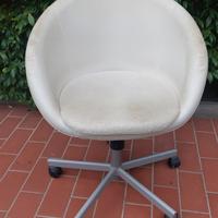 SKRUVSTA

Sedia girevole, Ysane bianco

