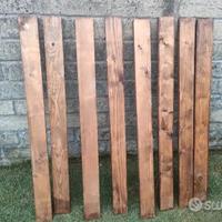 Tavole in legno di abete, levigate,trattate.