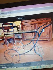carrello liquori vintage 