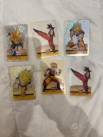 Lotto 6 Lamincards Dragon Ball Z Goku