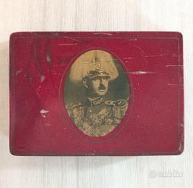 Rara Scatola Latta Re Carol I di Romania (1910/20)